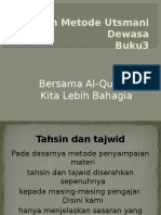 Panduan Metode Buku Tahsin Utsmani 3