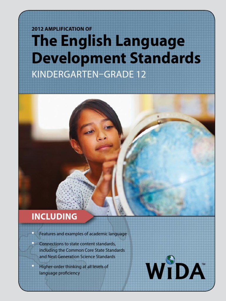 Wida Booklet 2012 Standards Web 2 1 | PDF | Phrase | Sentence (Linguistics)