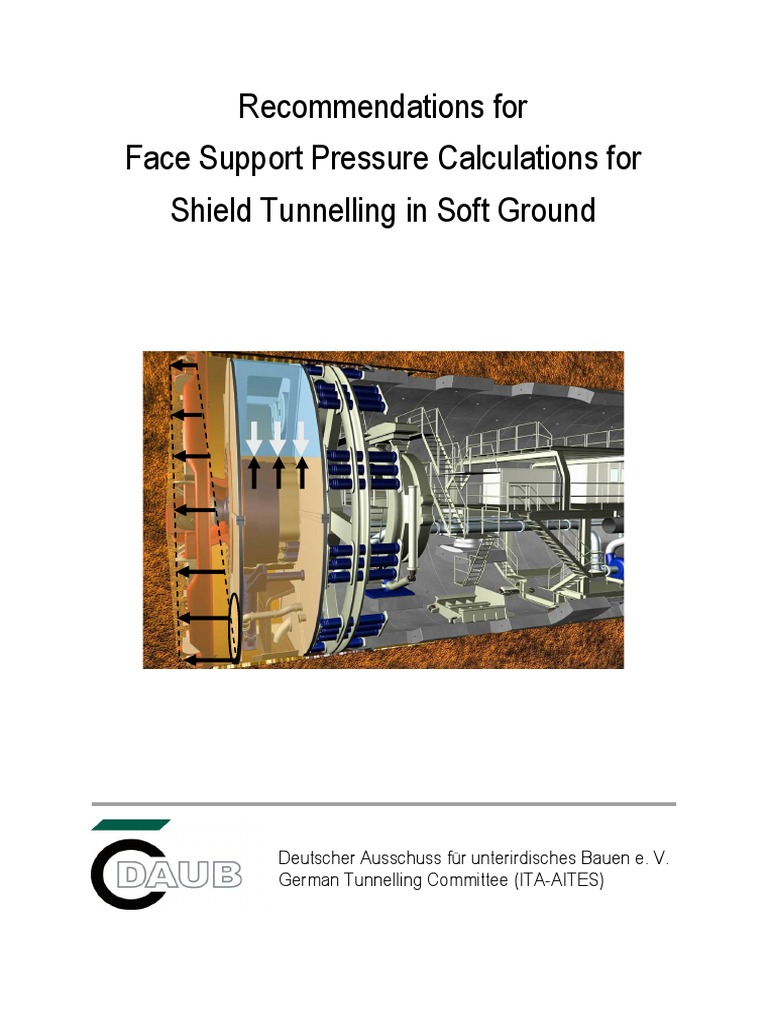 Face Support Pressure in Tunnelling | PDF | Tunnel | Soil