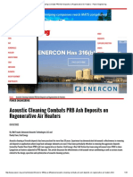 Acoustic Cleaning Combats PRB Ash Deposits On Regenerative Air Heaters - Power Engineering