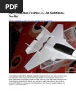 Download Cara Membuat Pesawat RC Jet Sederhana Sendiri by Zhilo Petax SN340392686 doc pdf
