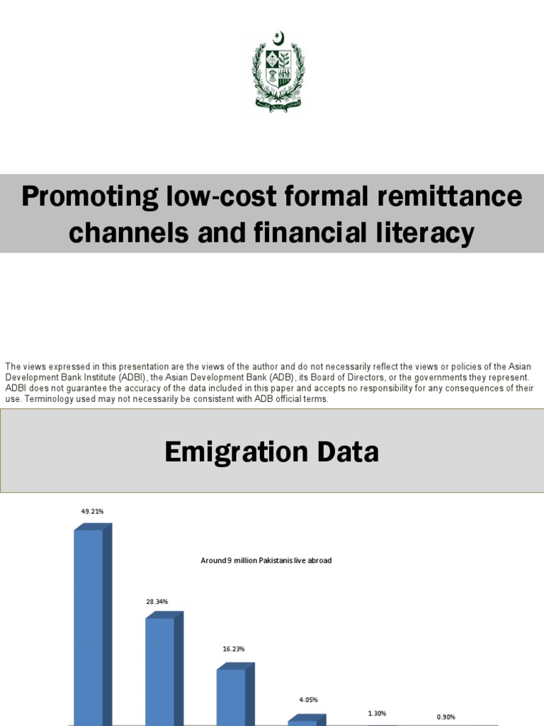 Pakistan Country Presentation | PDF | Remittance | Pakistan