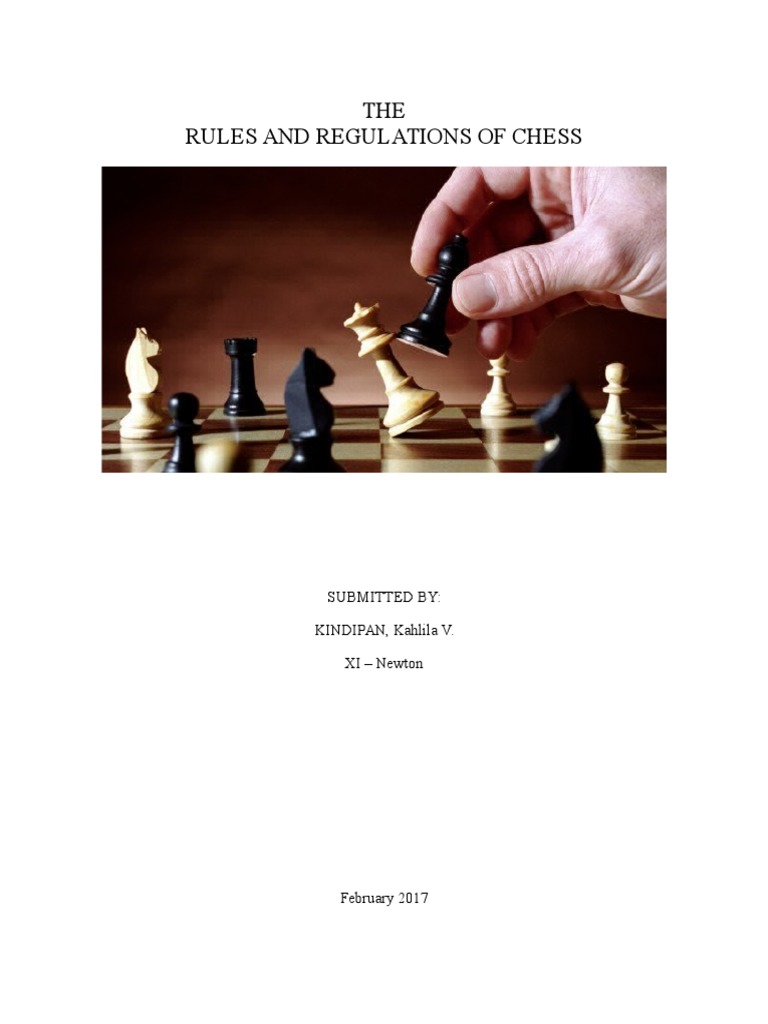 Chess Rules and Regulations Explained | PDF | Chess | Traditional Games