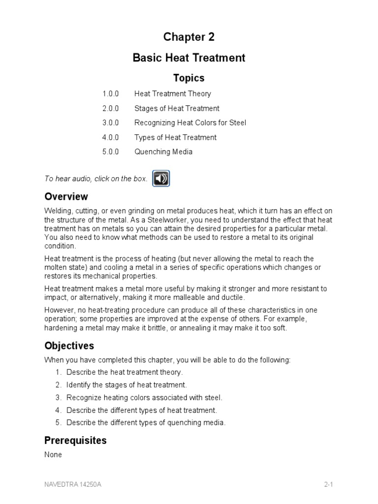14250A ch2 PDF | PDF | Heat Treating | Annealing (Metallurgy)