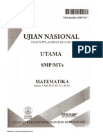 Ujian Nasional 2015 Paket 359 PDF