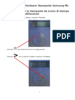 Samsung ML-3310 Soluzione Per Errore Di Stampa Dal Vassoio Multifunzione