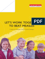 Lets Work Together to Beat Measles