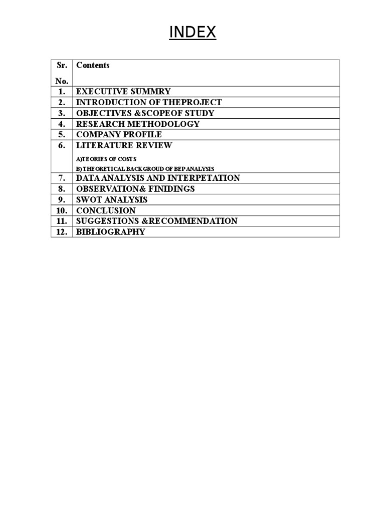 Project Analysis and Findings Report | PDF