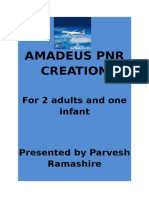 Amadeus Pnr Creation
