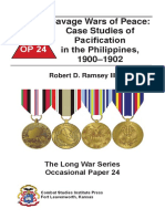 Savage Wars of Peace - Case Studies of Pacification in The Philippines, 1900-02 - Robert D. Ramsey PDF