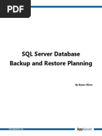 Whitepaper - SQL Server Database Backup and Restore Planning