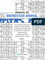 Manual de Bienestar Animal Especies Domesticas - Senasa - Version 1-2015 PDF