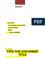 Type The Document Title: Topic: Traverse Survey