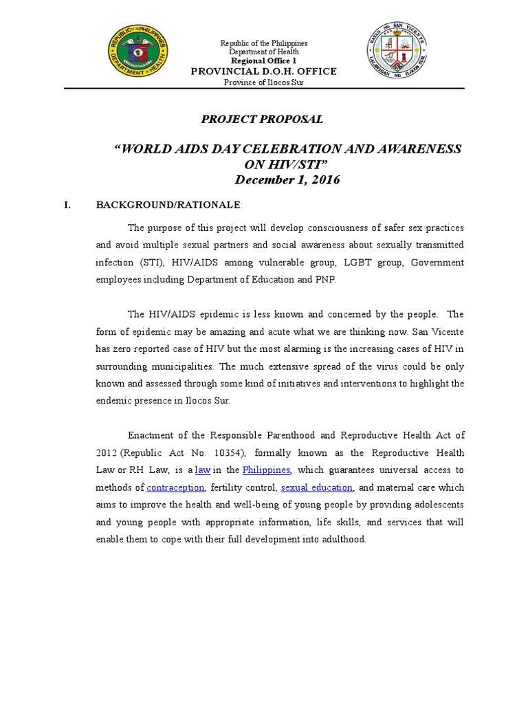 Example of research proposal on hiv aids picture
