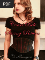 Free Corset Belt Pattern - Booklet