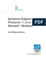 Symantec Endpoint Protection 11.0 On Microsoft Windows : Intel Modular Server