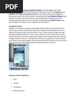 Download Cara Mudah Membuat Jurnal Yang Baik dan Benardocx by Leo Barus SN340420797 doc pdf