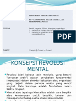 Arah Kebijakan Revolusi Mental