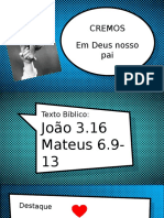 Cremos em Deus Nosso Pai