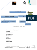 Organigrama La Guarapera