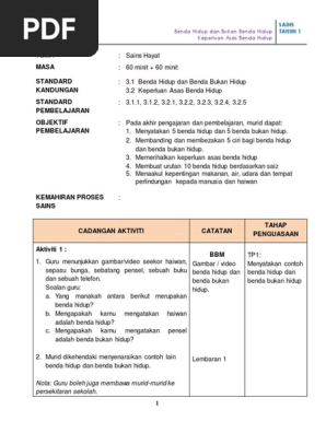 Sains Thn 1 Pdf