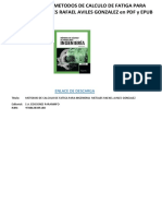 Metodos de Calculo de Fatiga para Ingenieria Metales Rafael Aviles Gonzalez