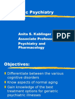 Geriatric Psychiatry