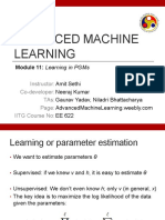 AML M11 Parameter Learning in PGMs