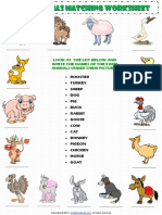 farm animals matching vocabulary worksheet 1.pdf