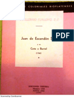 Juan de Escandón Y Su Carta A Burriel (1760)