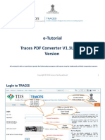 E-Tutorial - TRACES PDF Generation Utility