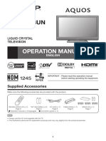 LC-40D78UN: Operation Manual