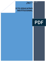 Proyecto Educativo Institucional para Ed. Primaria 2017 (Modelo)