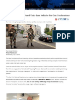 New York National Guard Units Scan Vehicles for Gun Confiscations
