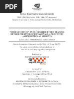 POSTMODERN ETHICS AND THE RECONSTRUCTION OF AUTHENTICITY IN COMMUNICATION-BASED SOCIETY