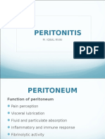 Peritonitis: M. Iqbal Rivai