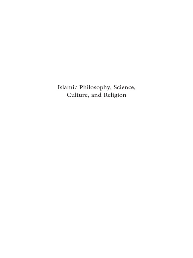 Iptsts 083 Islamic Philosophy Science Culture And Religion Pdf Aristotle Plato