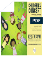 2017 NOVA Band Childrens Concert Flyer