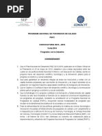 Convocatoria PNPC Posgrados Industria 2015