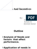 Needs and Incentives