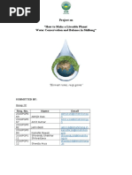 Water Conservation and Balance in Shillong