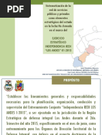 Sistematización de servicios públicos y privados como elementos estratégicos de la LUNA