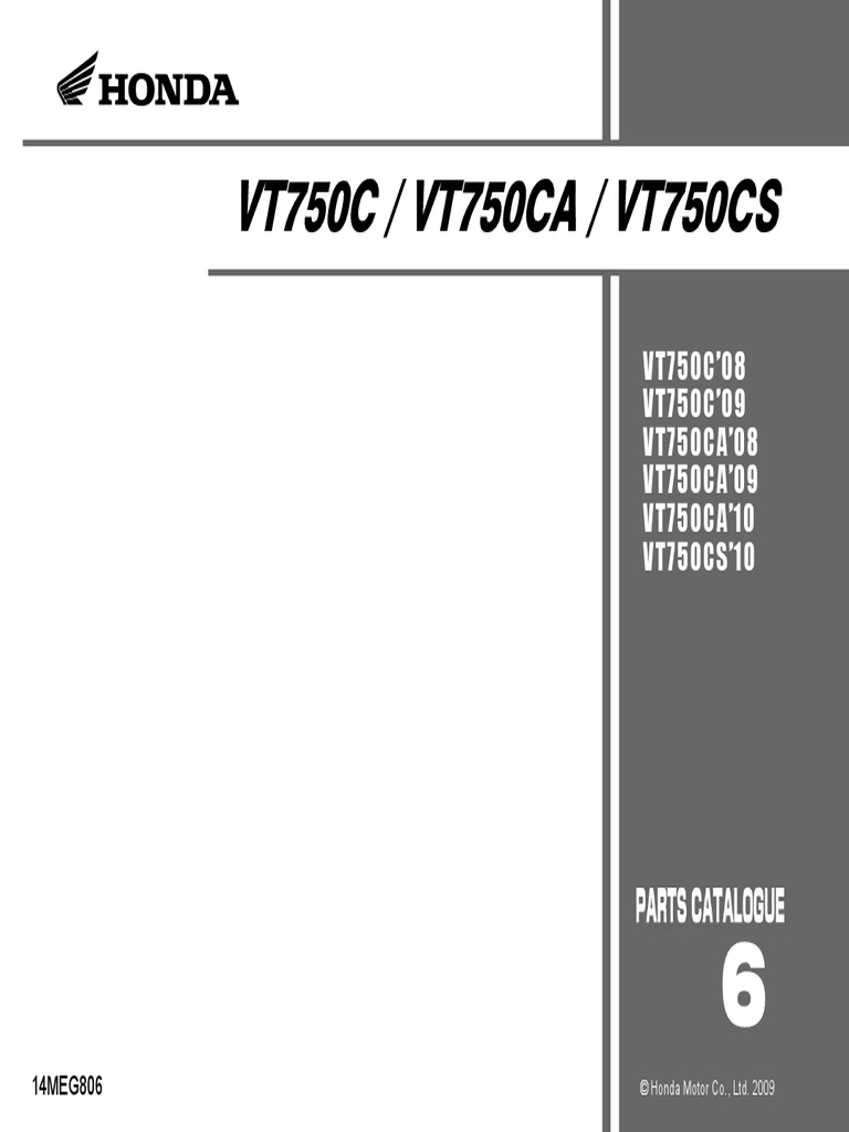 14MEG806 - VT750C - CA - CS Shadow - 08-10 | PDF | Bracket | Car