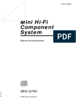 Manual Equipo Sony PDF