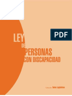 Ley para Las Personas Con Discapacidad PDF