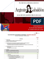 Plan Municpal de Desarrollo Argimiro Gabaldon -Sanare-edo Lara 2011