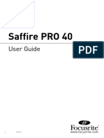 Focusrite Saffire Pro 40 PDF