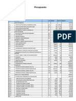 Calendario Valorizado