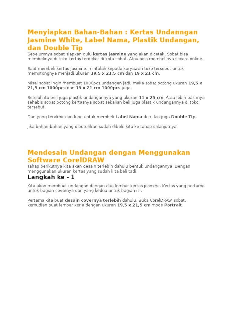Menyiapkan Bahan
