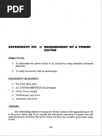 Experiment No. 7 Measurement of A Power Factor